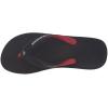 imageQuiksilver Mens Haleiwa FlipFlopsBlackRedGreen