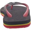 imageQuiksilver Mens Haleiwa FlipFlopsBlackRedGreen