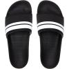 imageQuiksilver Mens Rivi Slide Sandal With Hydrobound ComfortBlack Black Black White Xkkw