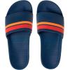 imageQuiksilver Mens Rivi Slide Sandal With Hydrobound ComfortBlue Blue Red Blue Xbrb