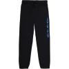 imageQuiksilver Boys Fleece Jogger Sweatpants with Pockets Elastic Waistband with Drawstring ClosureBlack Graphic