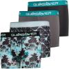 Grey black mint Floral green/Black