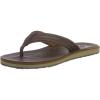 imageQuiksilver Mens Carver Nubuck ThreePoint SandalBrown Demitasse Solid Ctk0