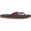 imageQuiksilver Mens Haleiwa FlipFlopsBlackRedGreen