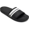 imageQuiksilver Mens Rivi Slide Sandal With Hydrobound ComfortBlack Black Black White Xkkw
