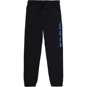 imageQuiksilver Boys Fleece Jogger Sweatpants with Pockets Elastic Waistband with Drawstring ClosureBlack Graphic