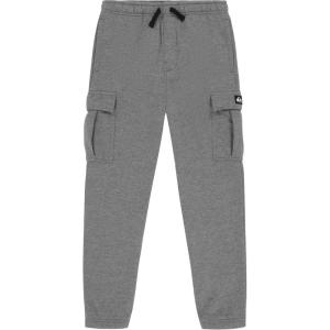 imageQuiksilver Boys Fleece Jogger Sweatpants with Pockets Elastic Waistband with Drawstring ClosureDark Grey Cargo