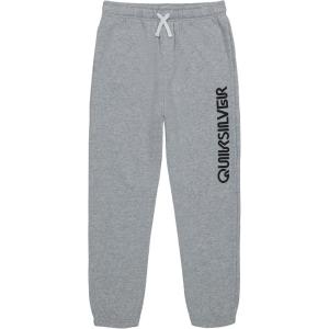 imageQuiksilver Boys Fleece Jogger Sweatpants with Pockets Elastic Waistband with Drawstring ClosureGrey Graphic