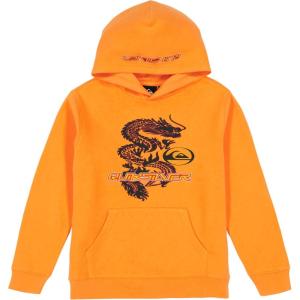 imageQuiksilver Boys Pullover Hoodie Sweatshirt Soft ampamp Comfortable with Front PocketOrange Dragon