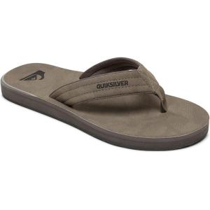 imageQuiksilver Mens Carver Nubuck ThreePoint SandalBlack Grey Grey Black Xssk