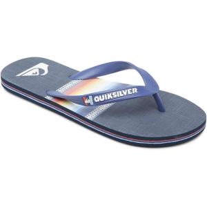 imageQuiksilver Mens Carver Nubuck ThreePoint SandalBlue Blue Black