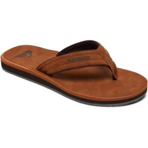 imageQuiksilver Mens Carver Nubuck ThreePoint SandalBrown Brown Brown Brown Xccc
