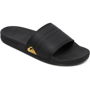imageQuiksilver Mens Rivi Slide Sandal With Hydrobound ComfortBlack Yellow