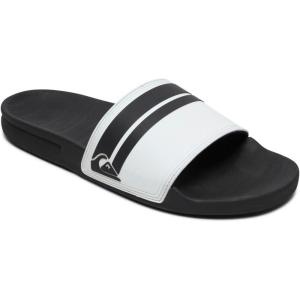 imageQuiksilver Mens Rivi Slide Sandal With Hydrobound ComfortWhite Black White