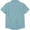 imageQuiksilver Boys Apero Classic Woven Short Sleeve Shirt Button Down Top Stylish ampamp ComfortableJade Grey
