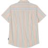 imageQuiksilver Boys Apero Classic Woven Short Sleeve Shirt Button Down Top Stylish ampamp ComfortableLight Peach Stripe