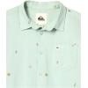 imageQuiksilver Boys Apero Classic Woven Short Sleeve Shirt Button Down Top Stylish ampamp ComfortableMix Cloud Blue