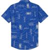 imageQuiksilver Boys Apero Classic Woven Short Sleeve Shirt Button Down Top Stylish ampamp ComfortableNebulas Blue