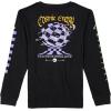 imageQuiksilver Boys Long Sleeve Logo Graphic TShirtBlack Cosmic
