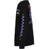 imageQuiksilver Boys Long Sleeve Logo Graphic TShirtBlack Cosmic