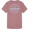 imageQuiksilver Boys Short Sleeve Logo Graphic TShirtGrape Shake Check