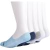 imageQuiksilver Mens No Show Socks Light Gray Heather 1013