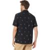 imageQuiksilver Mens Sail Palm Button Up Woven TopBlack Sail Palms 233