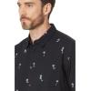 imageQuiksilver Mens Sail Palm Button Up Woven TopBlack Sail Palms 233