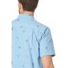 imageQuiksilver Mens Sail Palm Button Up Woven TopDusk Blue Sail Palms 233