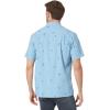 imageQuiksilver Mens Sail Palm Button Up Woven TopDusk Blue Sail Palms 233