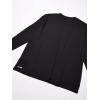 imageQuiksilver Mens Standard Solid Streak Ls Long Sleeve Rashguard Surf TeeBlack