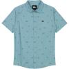 imageQuiksilver Boys Apero Classic Woven Short Sleeve Shirt Button Down Top Stylish ampamp ComfortableJade Grey