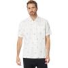 imageQuiksilver Mens Sail Palm Button Up Woven TopAntique White Sail Palms 233