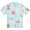 imageQuiksilver Mens Sail Palm Button Up Woven TopAquatic Rainbow Floral