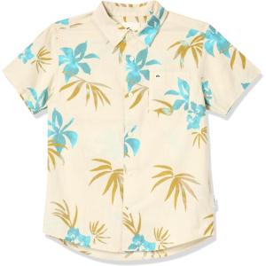 imageQuiksilver Boys Apero Classic Woven Short Sleeve Shirt Button Down Top Stylish ampamp ComfortableSnow White Aop Mix Bag Ss 241