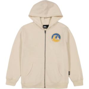 imageQuiksilver Boys FullZip Fleece Hoodie Sweatshirt with Front Pouch PocketFog Action
