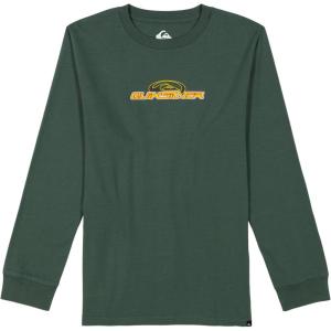 imageQuiksilver Boys Long Sleeve Logo Graphic TShirtForest Mad Ando