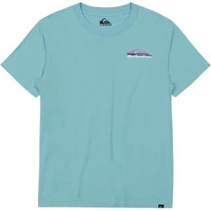 imageQuiksilver Boys Short Sleeve Logo Graphic TShirtBlue Speed