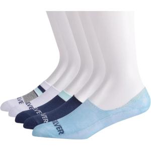 imageQuiksilver Mens No Show Socks Light Gray Heather 1013