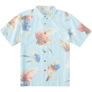 imageQuiksilver Mens Sail Palm Button Up Woven TopAquatic Rainbow Floral