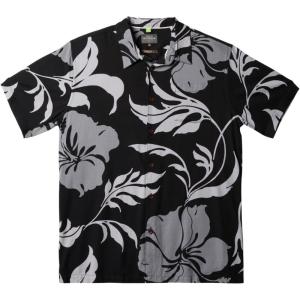 imageQuiksilver Mens Sail Palm Button Up Woven TopBlack Big Charmer Big Charmer