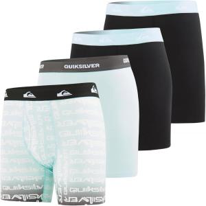 imageQuiksilver Mens Underwear 4 Pack Boxers for Men Supersoft Brushed Polyester Mens Boxer BriefsAssortment 2