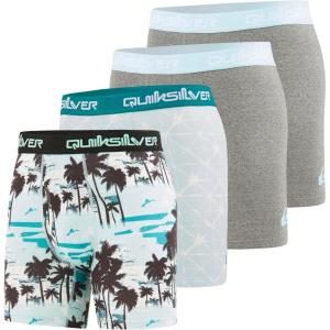 imageQuiksilver Mens Underwear 4 Pack Boxers for Men Supersoft Brushed Polyester Mens Boxer BriefsAssortment 4