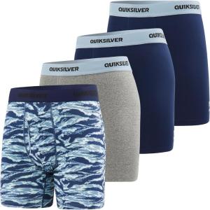 imageQuiksilver Mens Underwear 4 Pack Boxers for Men Supersoft Brushed Polyester Mens Boxer BriefsAssortment 5