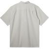 imageQuiksilver  Mens Centinela 4 Woven Shirt Color Silver Birch Centinella Size Large