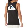 imageQuiksilver Mens Mw Logo Sleeveless Tank Top Tee ShirtBlack Back Print