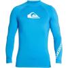 imageQuiksilver Mens Standard All Time Long Sleeve Rashguard UPF 50 Sun Protection Surf ShirtBlithe