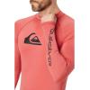 imageQuiksilver Mens Standard All Time Long Sleeve Rashguard UPF 50 Sun Protection Surf ShirtMineral Red