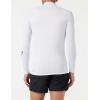 imageQuiksilver Mens Standard All Time Long Sleeve Rashguard UPF 50 Sun Protection Surf ShirtWhite Left Chest
