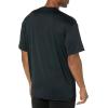 imageQuiksilver Mens Standard Solid Streak Short Sleeve Rashuguard UPF 50 Sun Protection Surf ShirtBlack Small Logo